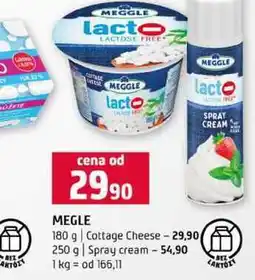 Terno MEGLE 180 g Cottage Cheese 250 g Spray cream nabídka