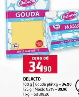 Terno DELACTO 100 g Gouda plátky 125 g Máslo 82% nabídka