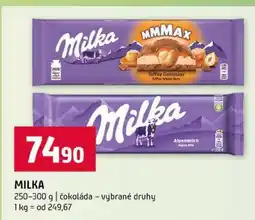 Terno MILKA 250-300 g čokoláda vybrané druhy nabídka