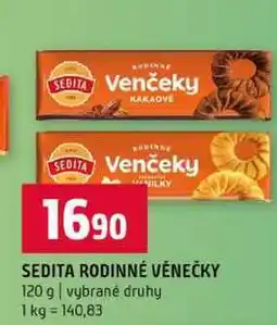 Terno SEDITA RODINNÉ VĚNEČKY 120 g vybrané druhy nabídka