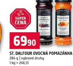 Terno ST. DALFOUR OVOCNÁ POMAZÁNKA 284 g vybrané druhy nabídka