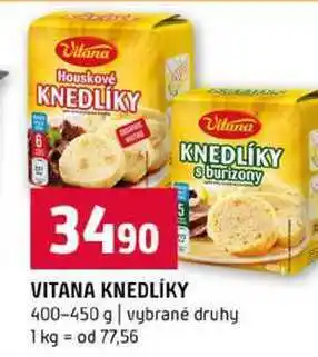 Terno VITANA KNEDLÍKY 400-450 g vybrané druhy nabídka