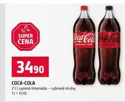 Terno COCA-COLA 2l sycená limonáda vybrané druhy nabídka