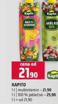 Terno KAPITO 1l multivitamin 1l 100% jablečná nabídka