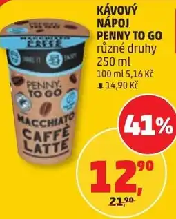 Penny Market Kávový nápoj penny to go nabídka