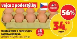 Penny Market Čerstvá vejce z podestýlky karlova koruna nabídka