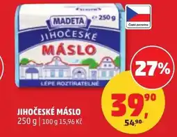 Penny Market Madeta jihočeské máslo nabídka