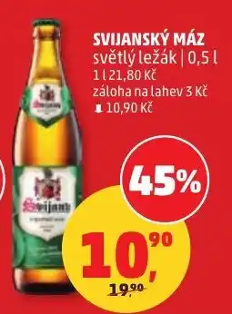 Penny Market Svijanský máz světlý ležák nabídka