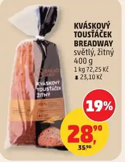 Penny Market Kváskový tousťáček breadway světlý, žitný nabídka
