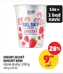 Penny Market Jogurt selský ovocný boni nabídka