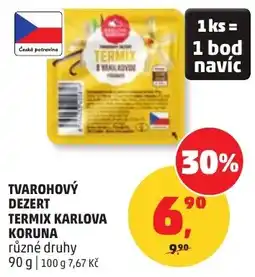 Penny Market Tvarohový dezert termix karlova koruna nabídka