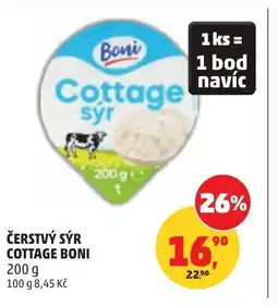 Penny Market Čerstvý sýr cottage boni nabídka