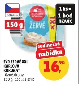 Penny Market Sýr žervé xxl karlova koruna nabídka