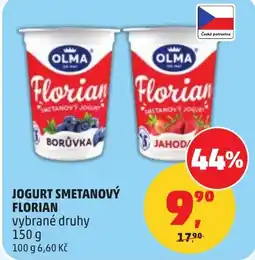 Penny Market Olma Jogurt smetanový florian nabídka