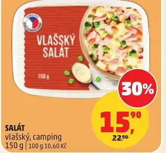 Penny Market Salát vlašský, camping nabídka