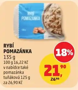 Penny Market Rybí pomazánka nabídka