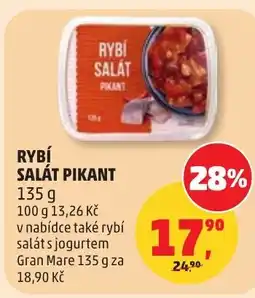 Penny Market Rybí salát pikant nabídka