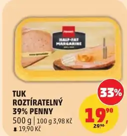 Penny Market Tuk roztíratelný 39% penny nabídka