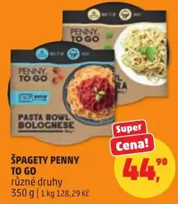 Penny Market Špagety penny to go nabídka