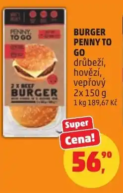 Penny Market Burger penny to go nabídka