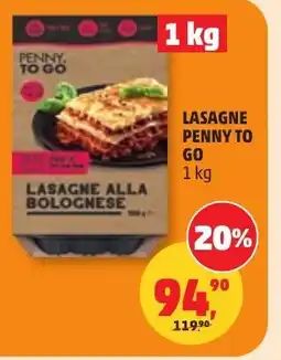 Penny Market Lasagne penny to go nabídka