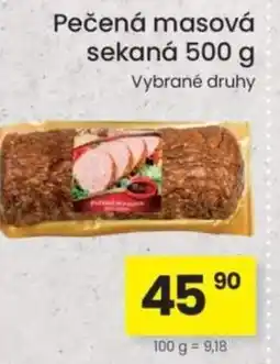 Kubík potraviny Pečená masová sekaná nabídka