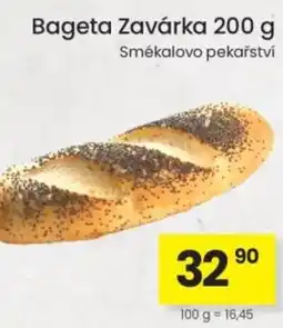 Kubík potraviny Bageta Zavárka nabídka