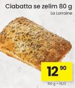 Kubík potraviny Ciabatta se zelím nabídka
