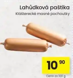 Kubík potraviny Lahůdková paštika nabídka