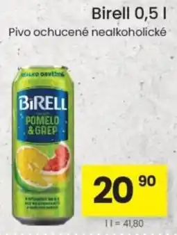 Kubík potraviny Birell Pivo ochucené nealkoholické nabídka