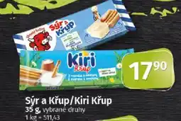 COOP TIP Sýr a Křup/Kiri Křup nabídka