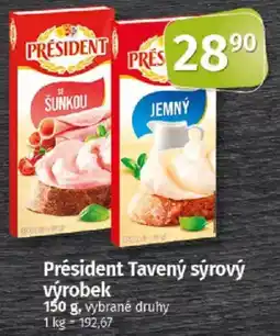 COOP TIP Président Tavený sýrový výrobek nabídka
