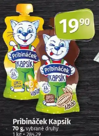 COOP TIP Pribináček Kapsík nabídka