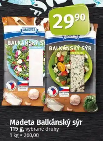 COOP TIP Madeta Balkánský sýr nabídka