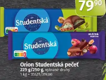 COOP TIP Orion Studentská pečeť nabídka