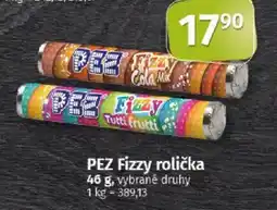 COOP TIP PEZ Fizzy rolička nabídka