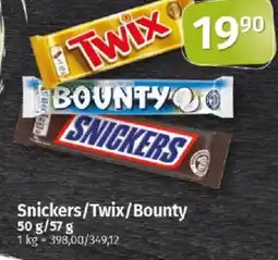 COOP TIP Snickers/Twix/Bounty nabídka