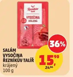 Penny Market Salám vysočina řezníkův talíř nabídka