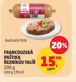 Penny Market Francouzská paštika řezníkův talíř nabídka