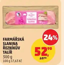 Penny Market Farmářská slanina řezníkův talíř nabídka