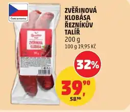 Penny Market Zvěřinová klobása řezníkův talíř nabídka