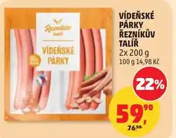 Penny Market Vídeňské párky řezníkův talíř nabídka