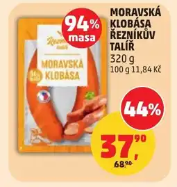 Penny Market Moravská klobása řezníkův talíř nabídka