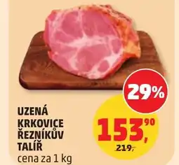 Penny Market Uzená krkovice řezníkův talíř nabídka
