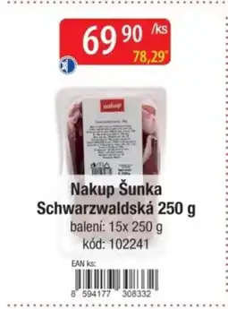 Qanto Nakup Šunka Schwarzwaldská nabídka
