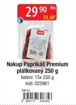 Qanto Nakup Paprikáš Premium plátkovaný nabídka