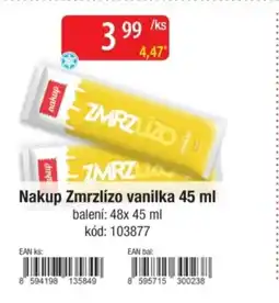 Qanto Nakup Zmrzlízo vanilka nabídka