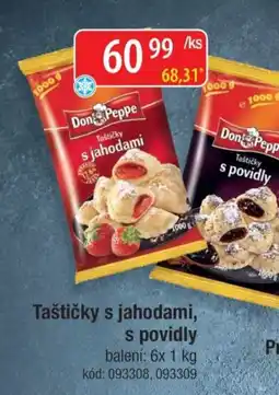 Qanto Taštičky s jahodami, s povidly nabídka