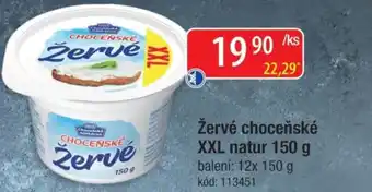 Qanto Žervé choceňské XXL natur nabídka