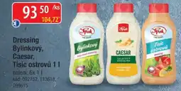 Qanto Spak Dressing Bylinkový, Caesar, Tisíc ostrovů nabídka